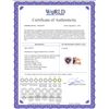 Image 2 : Genuine 6.48 ctw Amethyst & Diamond Earrings 14KT Rose Gold - REF-101Z4N