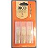 Image 1 : Rico Soprano Saxophone Reeds Size 2 - 9 Total