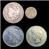 Image 1 : 1885-1923 $1 Peace, $1 Morgan, 5C Buffalo Set of