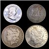 Image 1 : 1878-1960 $1 Morgan, 50C Columbian, 50C Franklin