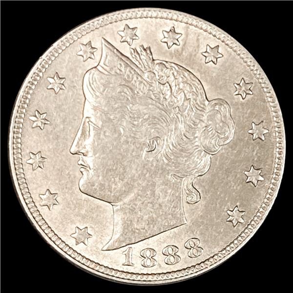 1888 Liberty Victory Nickel NEARLY UNCIRCULATED