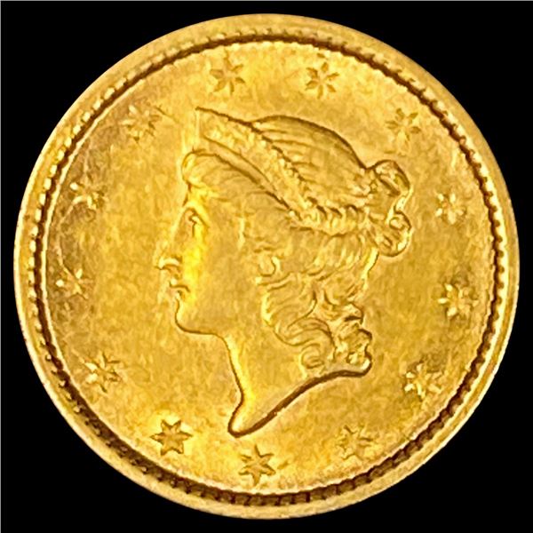 1853 Rare Gold Dollar UNCIRCULATED