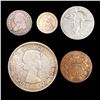 Image 1 : 1831-1927 25C SL, 2C, 10C CB, Canada Dollar, Half