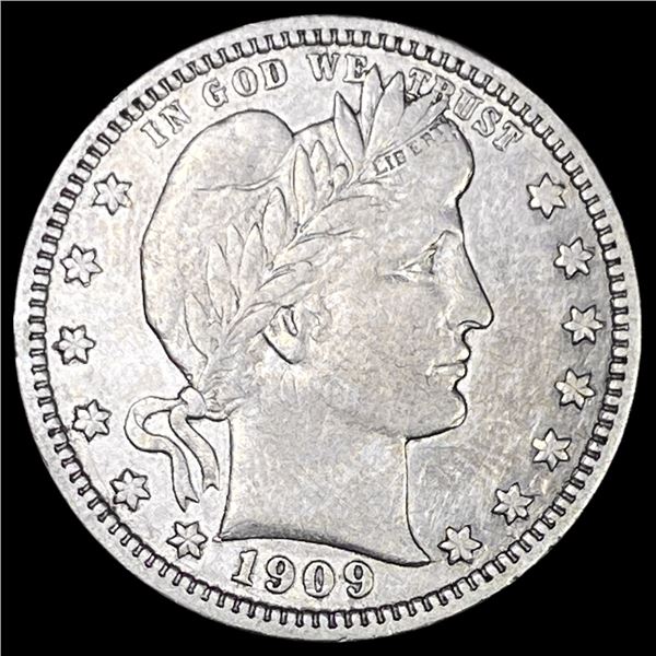1909 Barber Quarter LIGHTLY CIRCULATED