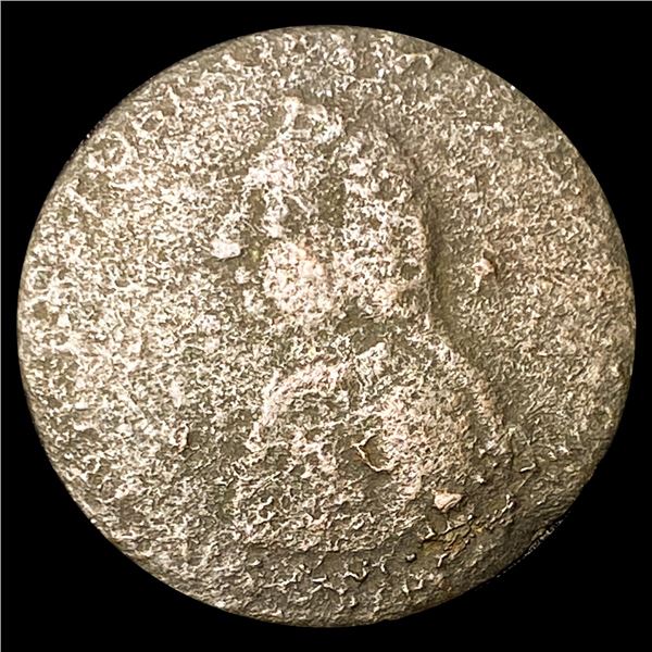 1766 Pitt Half Penny NICELY CIRCULATED