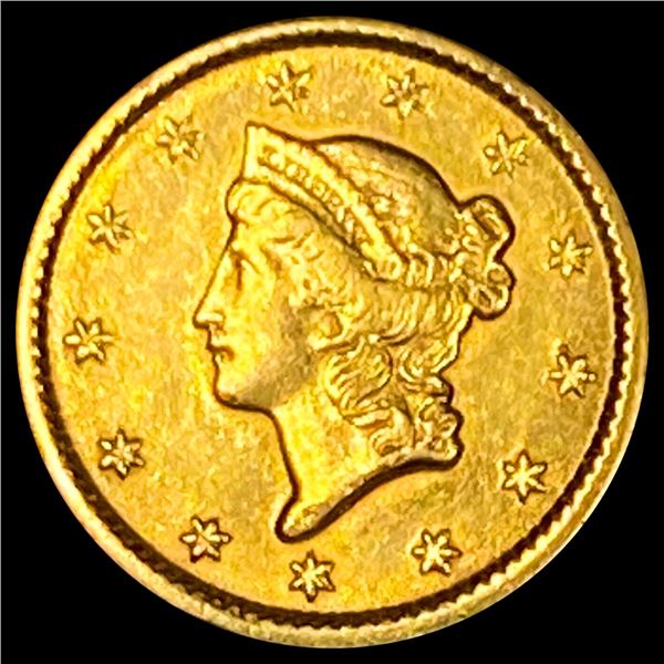 1851 Rare Gold Dollar NEARLY UNCIRCULATED