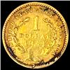 Image 2 : 1851 Rare Gold Dollar NEARLY UNCIRCULATED