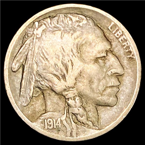 1914-S Buffalo Nickel LIGHTLY CIRCULATED
