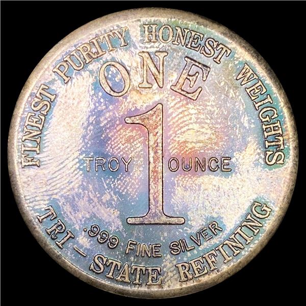 One Troy Ounce Round Tri-State Refining UNCIRCULA