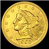 Image 1 : 1905 $2.50 Gold Quarter Eagle UNCIRCULATED