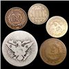 Image 2 : 1837-1893 2C, 3C Nickel, 1C Indian Head, 50C