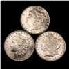 Image 1 : x3 Morgan Dollars UNCIRCULATED