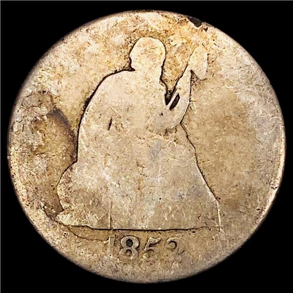 1852-O Seated Liberty Quarter NICELY CIRCULATED