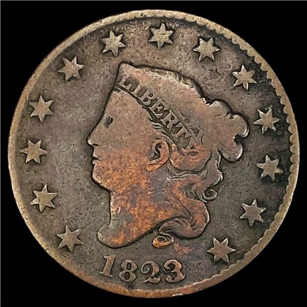 1823/2 Classic Head Large Cent NICELY CIRCULATED