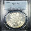 Image 1 : 1886 Morgan Silver Dollar PCGS - MS64
