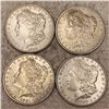 Image 1 : x4 Morgan Dollars UNCIRCULATED