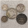 Image 2 : 5 Misc Coins NICELY CIRCULATED