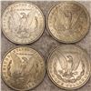 Image 2 : 4 Morgan Silver Dollars UNCIRCULATED
