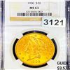 Image 1 : 1900 $20 Gold Double Eagle NGC - MS63