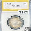 Image 1 : 1906-D Barber Half Dollar PGA - MS67