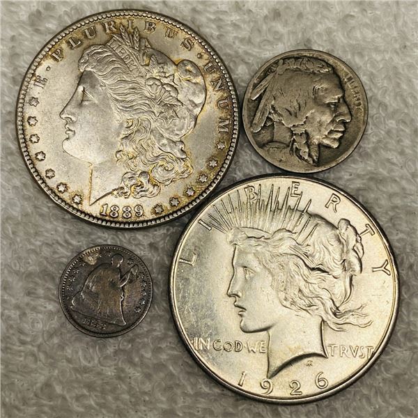4 Misc Coins UNCIRCULATED