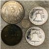 Image 2 : 5 Misc Coins ABOUT UNCIRCULATED