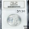 Image 1 : 1943 Walking Liberty Half Dollar NGC - MS66