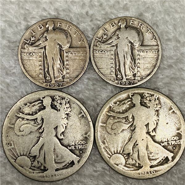 4 Misc Coins LIGHTLY CIRCULATED