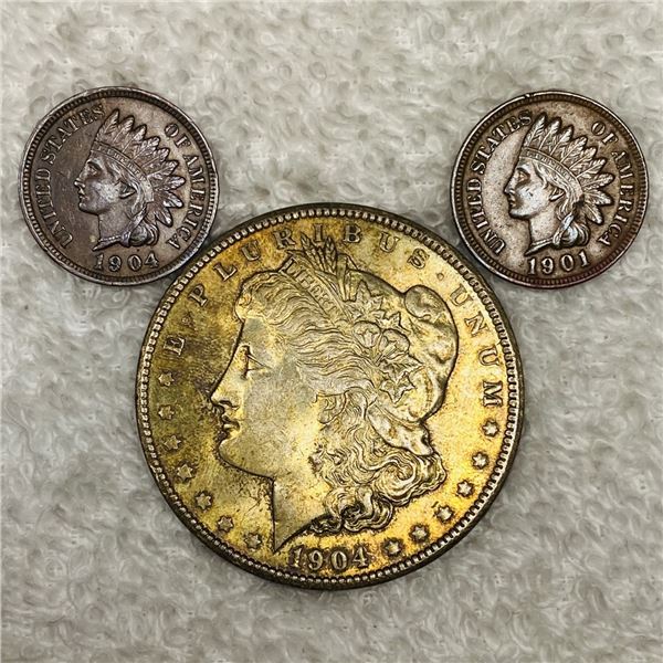 3 Misc Coins UNCIRCULATED
