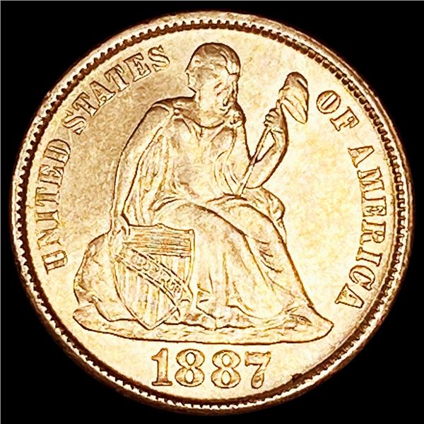 1887-S Seated Liberty Dime UNCIRCULATED