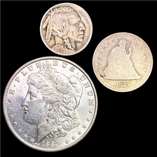 3 Misc Coins ABOUT UNCIRCULATED