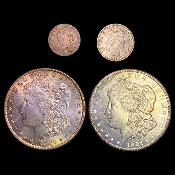 4 Misc Coins CLOSELY UNCIRCULATED