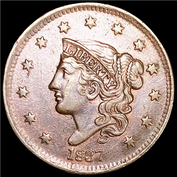 1837 Braided Hair Large Cent UNCIRCULATED