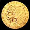 Image 1 : 1912 $2.50 Gold Quarter Eagle CLOSELY