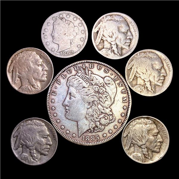 7 Misc Coins LIGHTLY CIRCULATED