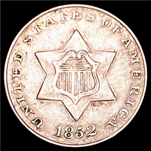 1852 Silver Three Cent UNCIRCULATED