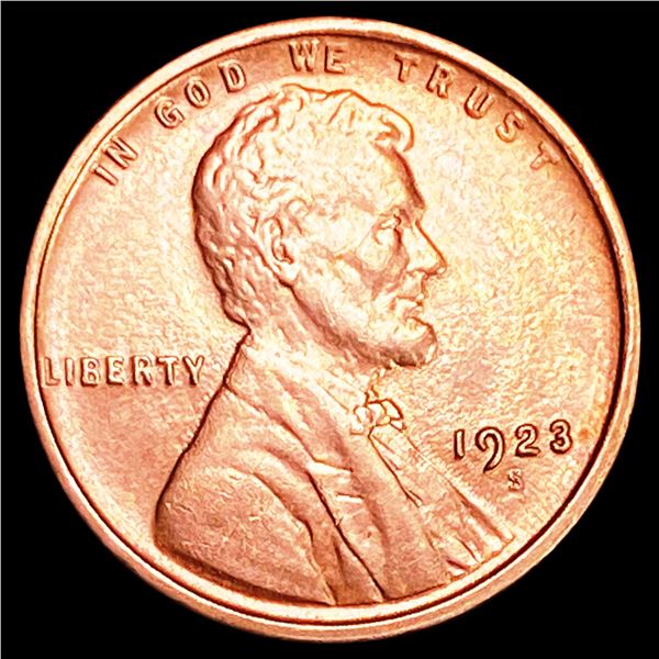 1923-S Wheat Cent CLOSELY UNCIRCULATED