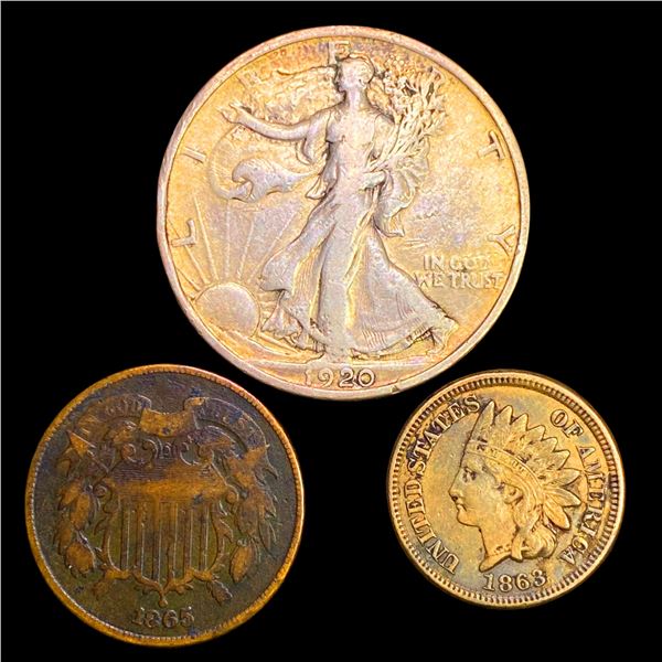 x3 Misc Coins LIGHTLY CIRCULATED