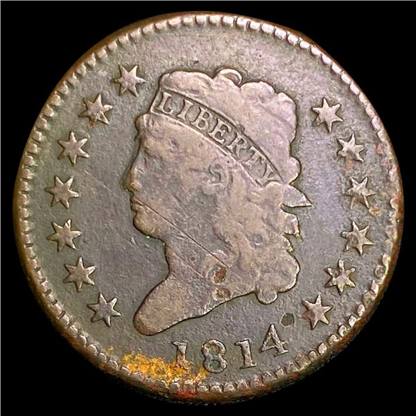 1814 Classic Head Large Cent NICELY CIRCULATED
