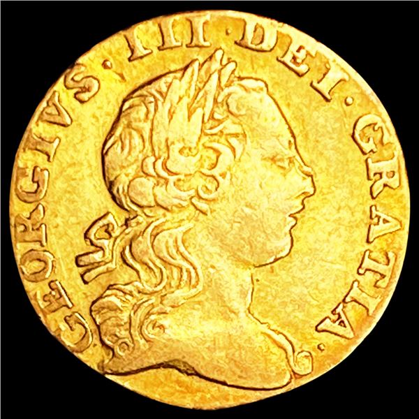 1762 1/3 Great Britian Gold Guine UNCIRCULATED