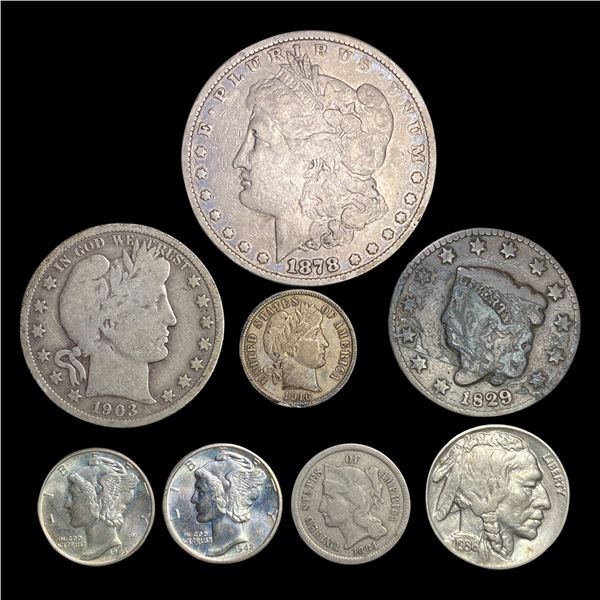 8 Misc Coins LIGHTLY CIRCULATED