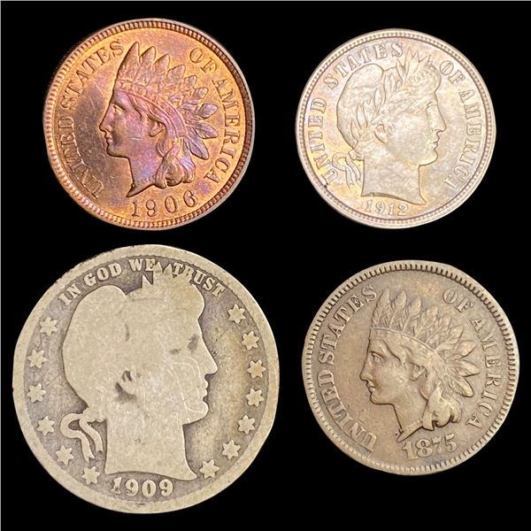 4 Misc Coins CLOSELY UNCIRCULATED