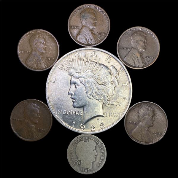 7 Misc Coins NEARLY UNCIRCULATED