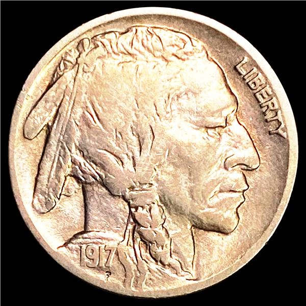 1917-D Buffalo Nickel ABOUT UNCIRCULATED