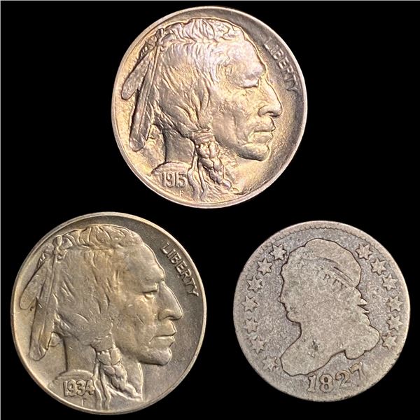 3 Misc Coins UNCIRCULATED