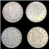 Image 1 : 4 Liberty Victory Nickels CLOSELY UNCIRCULATED
