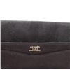 Image 6 : Hermes Vintage Envelope Flap Clutch Doblis Suede Blue