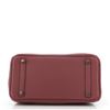Image 3 : Hermes Pink Clemence Leather Palladium Hardware Birkin handbag