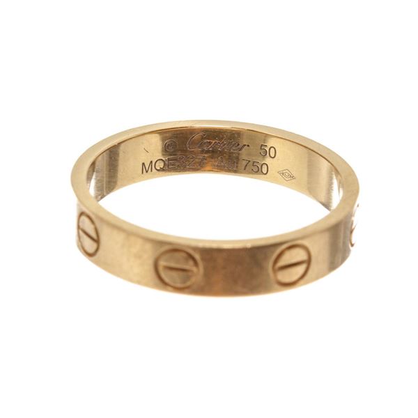 Cartier Yellow Gold Love Series Ring