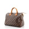 Image 2 : Louis Vuitton Brown Monogram Canvas Leather Speedy 30cm Handbag